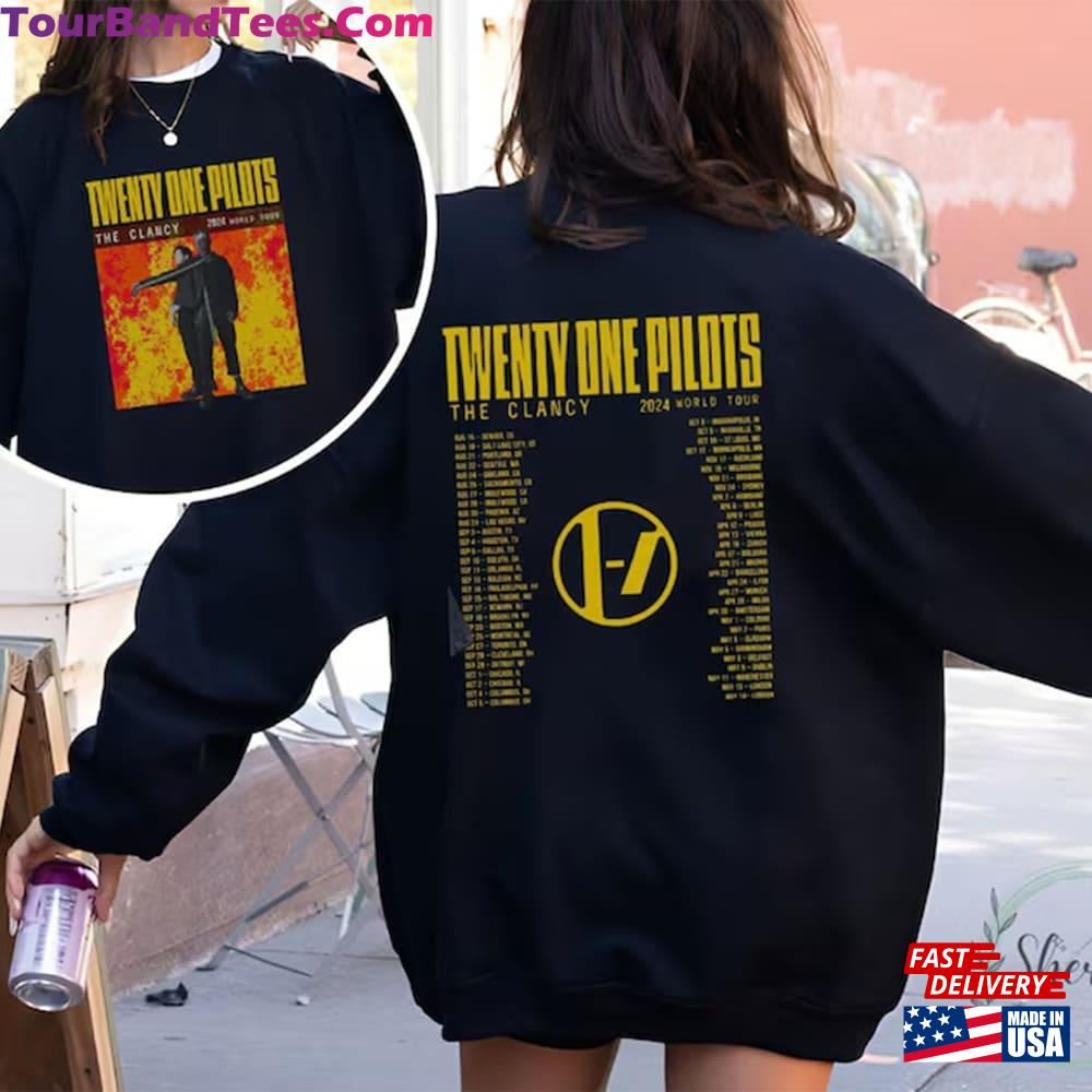 Twenty One Pilots The Clancy World Tour Shirt Concert Hoodie Classic 29Uf097709 – Utopia Fashion