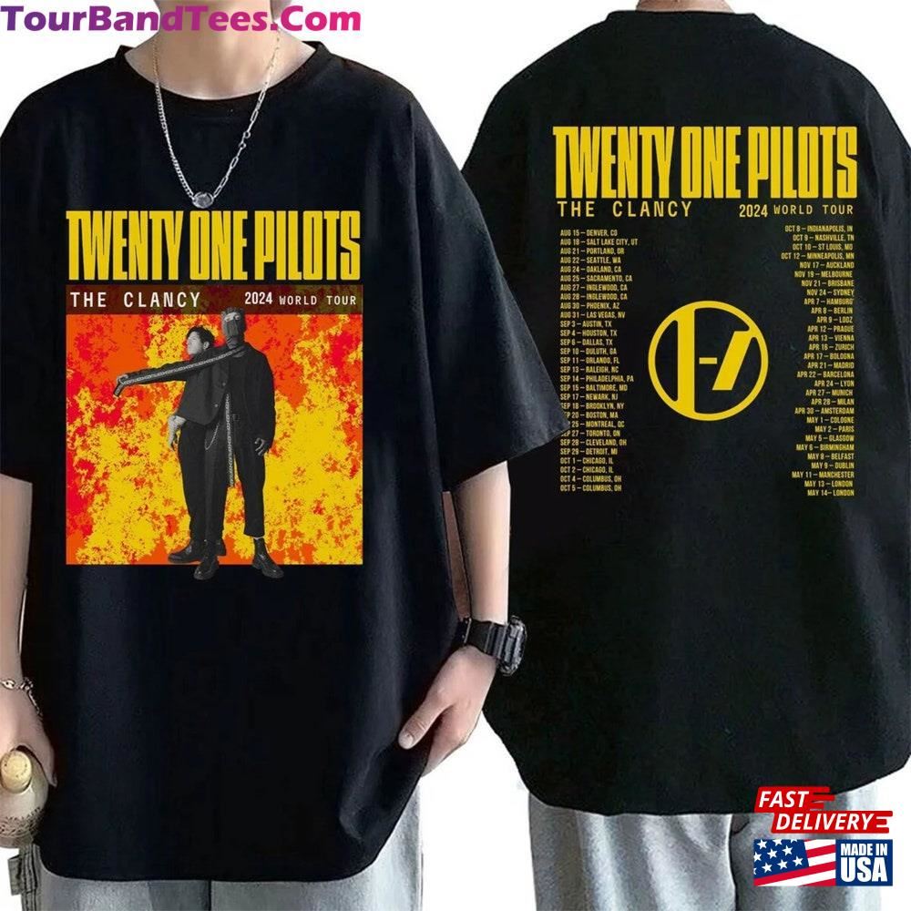 Twenty One Pilots The Clancy World Tour Shirt Concert Tee Hoodie Sweatshirt 29Uf098226 – Utopia Fashion