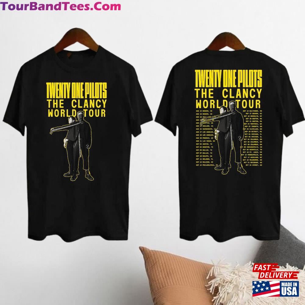 Twenty One Pilots Band T-Shirt Clancy Tour Shirt Fan Gift Unisex 29Uf097214 – Utopia Fashion