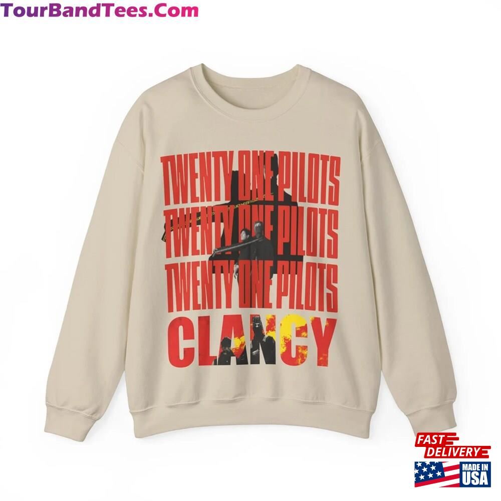 Twenty One Pilots Clancy Album Tour Unisex Crewneck Sweatshirt Classic 29Uf117662 – Utopia Fashion