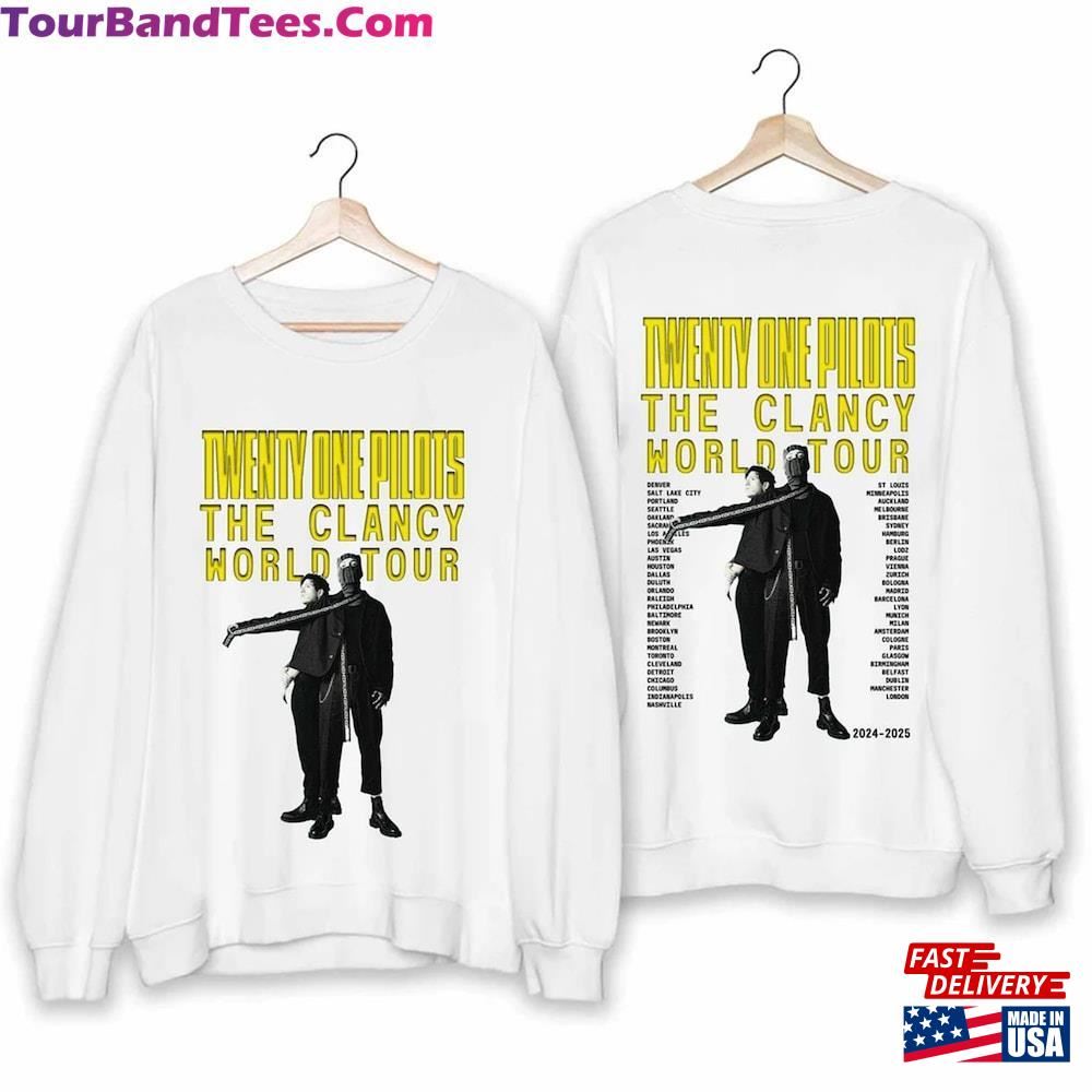 Twenty One Pilots The Clancy World Tour Shirt Band Fan Classic Sweatshirt 29Uf115873 – Utopia Fashion