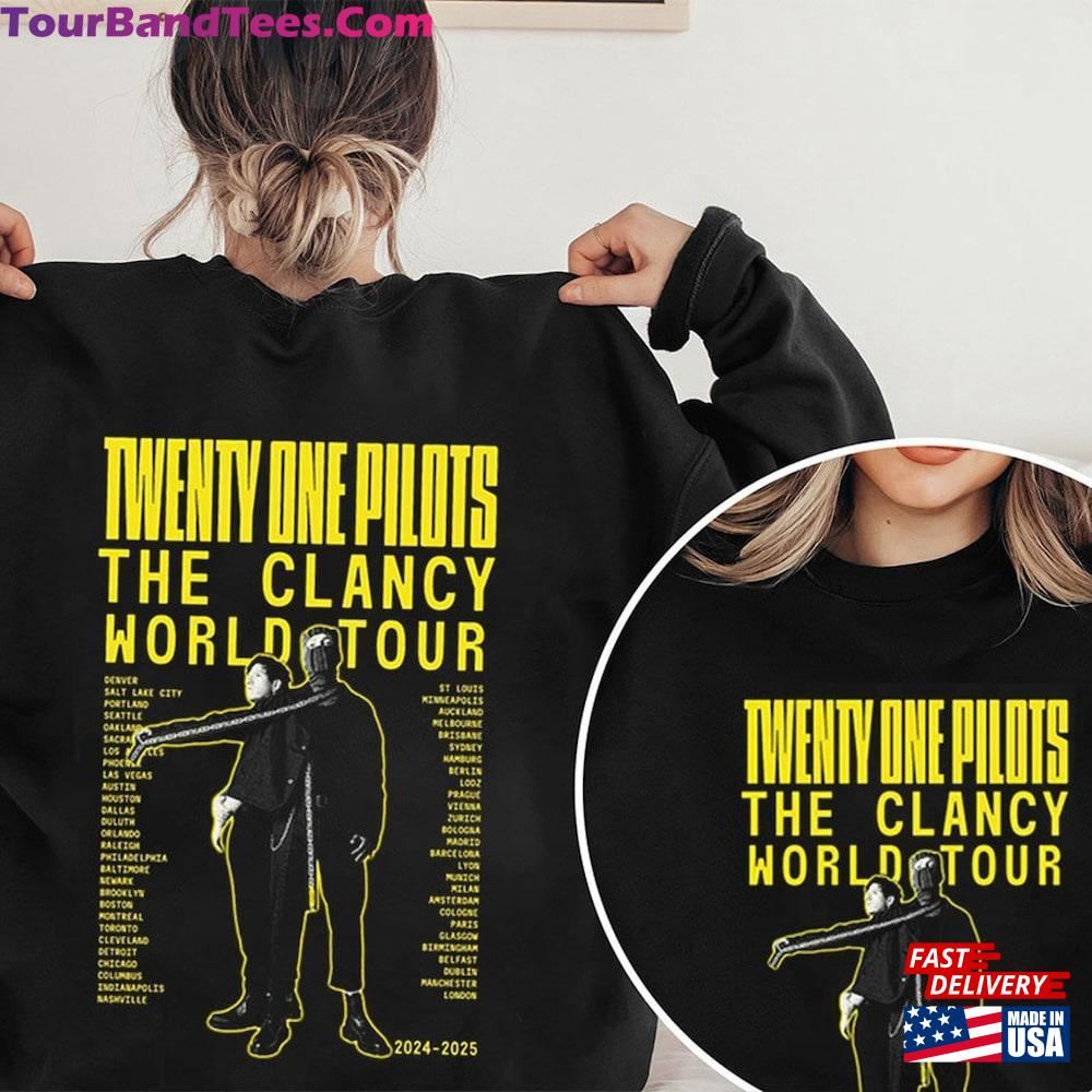 Twenty One Pilots The Clancy World Tour Shirt Classic Unisex 29Uf111753 – Utopia Fashion