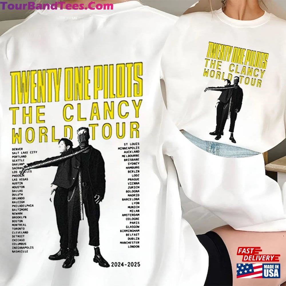 Twenty One Pilots The Clancy World Tour Shirt Classic Unisex 29Uf111753 – Utopia Fashion