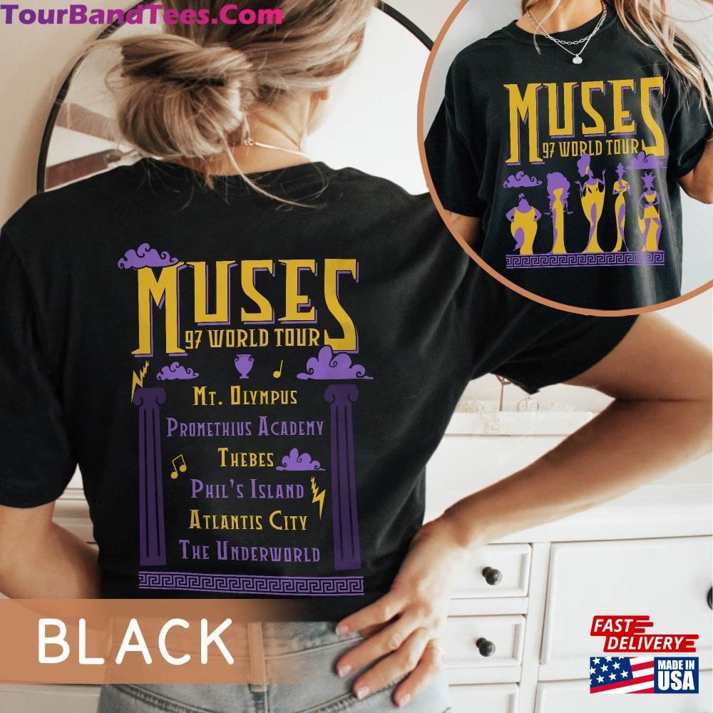 Two Sided Muses World Tour Hercules The Muse Comfort Colors Shirt Retro Tee Walt Classic Sweatshirt 29Uf097655 – Utopia Fashion