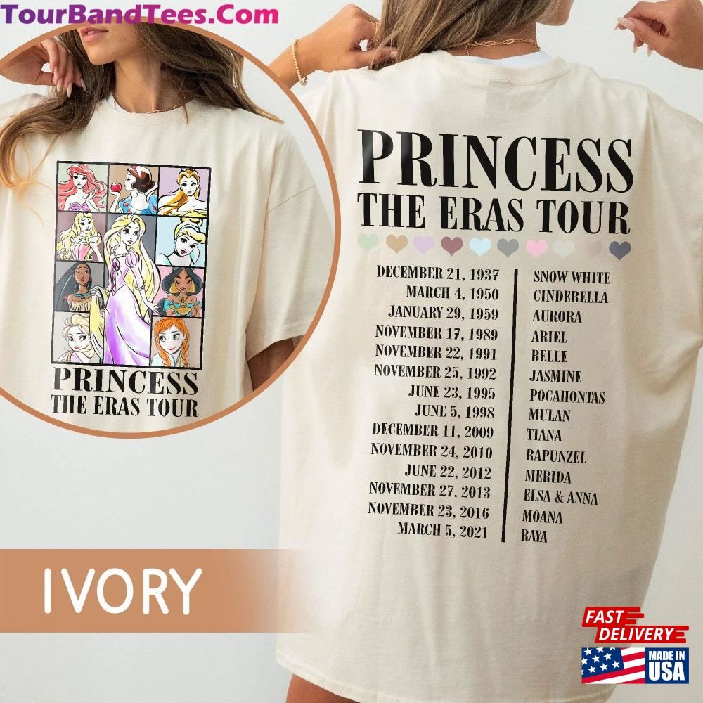 Two Sided Princess The Eras Tour Comfort Colors Shirt Rapunzel Ariel Cinderella Elsa Retro Girl T-Shirt Unisex Sweatshirt 29Uf097183 – Utopia Fashion