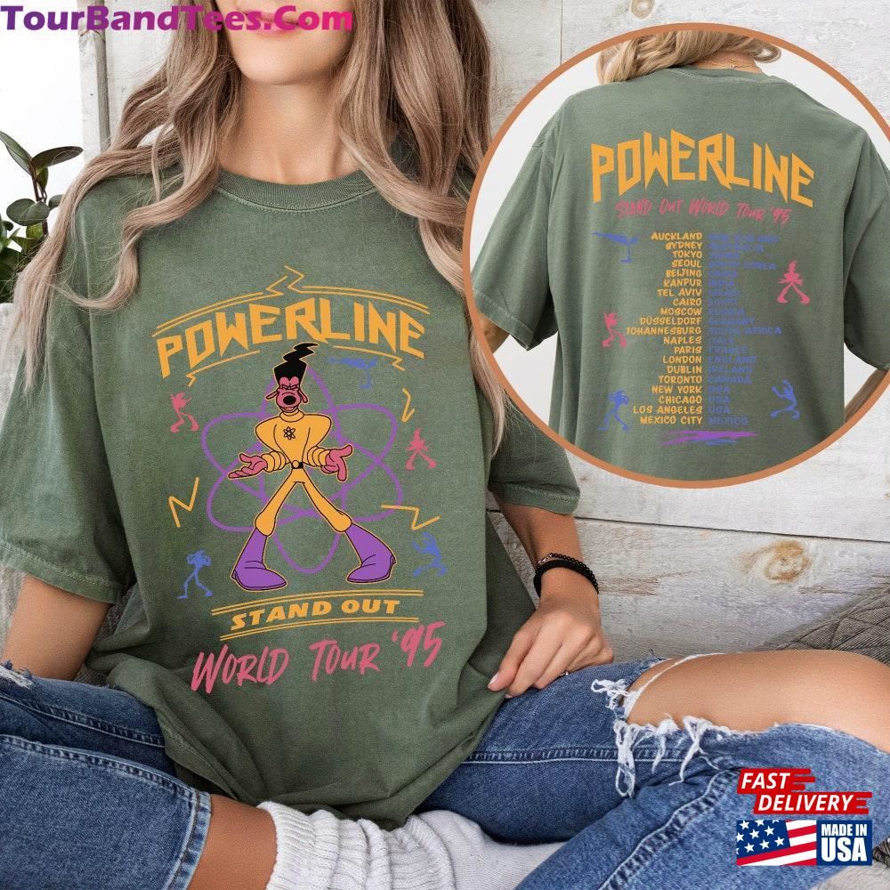 Two Sided Retro A Goofy Movie Powerline Comfort Colors Shirt Stand Out World Tour T-Shirt Walt Sweatshirt Unisex 29Uf115621 – Utopia Fashion