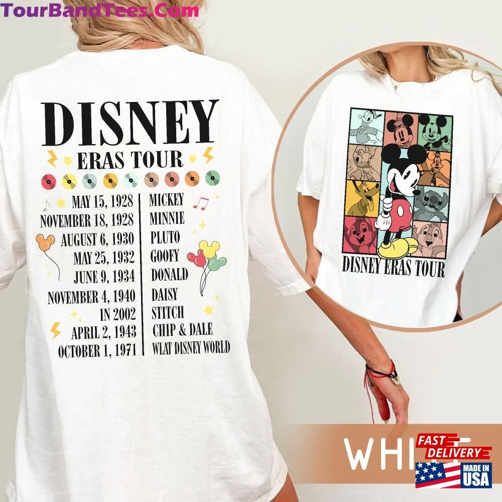 Two Sided Retro Mickey And Friends Eras Tour Comfort Colors Shirt Minnie Donald Goofy T-Shirt Unisex 29Uf097192 – Utopia Fashion