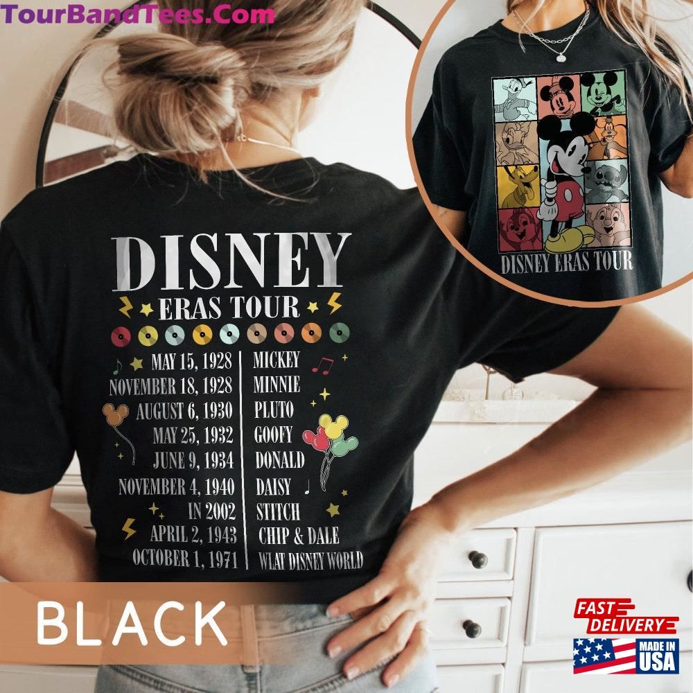 Two Sided Retro Mickey And Friends Eras Tour Comfort Colors Shirt Minnie Donald Goofy T-Shirt Unisex 29Uf097192 – Utopia Fashion