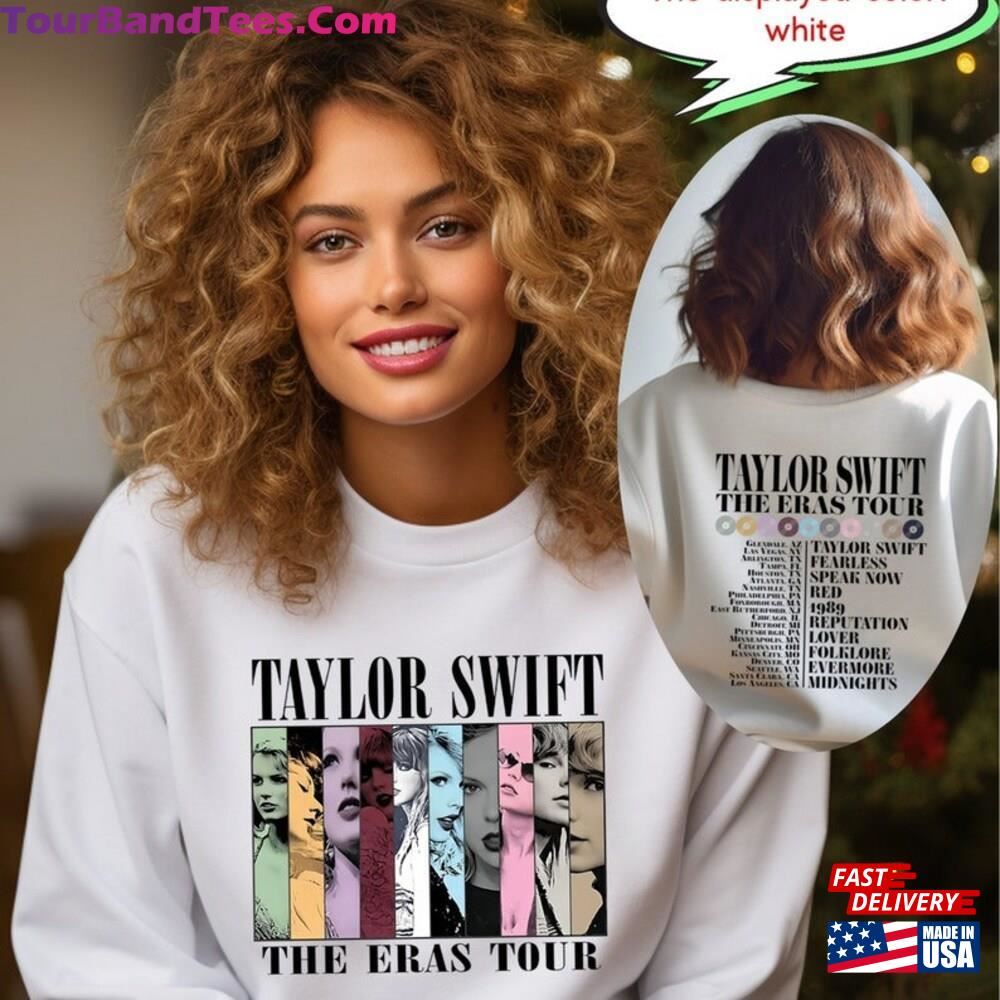 Two Sided Taylor The Eras Tour Sweatshirt Swiftie Merch Vintage Unisex 29Uf106568 – Utopia Fashion