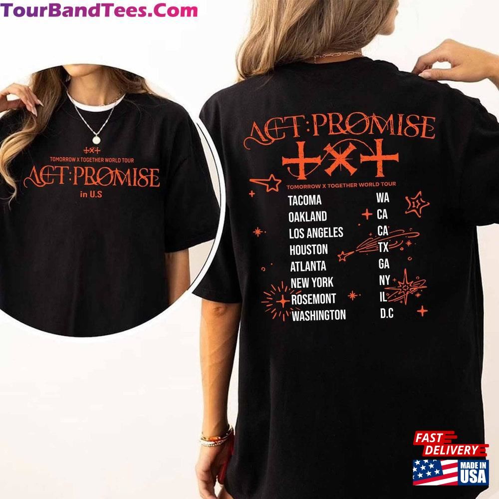 Txt Tour Act Rosemont T-Shirt Shirt Comeback Minisode Tomorrow Unisex Hoodie 29Uf117688 – Utopia Fashion