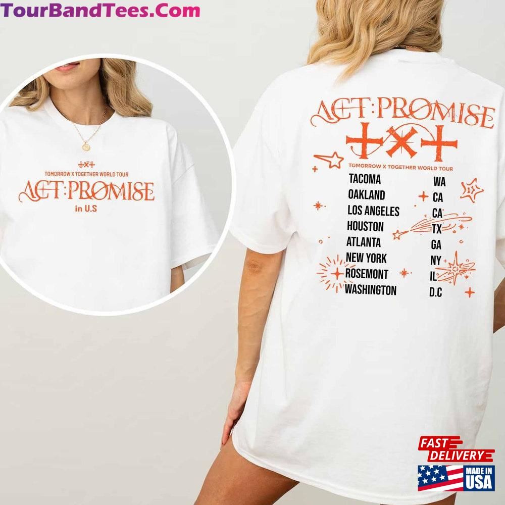 Txt Tour Act Rosemont T-Shirt Shirt Comeback Minisode Tomorrow Unisex Hoodie 29Uf117688 – Utopia Fashion