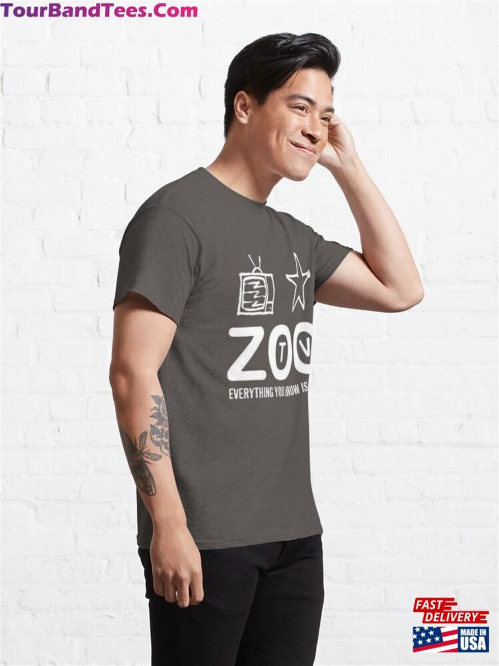 U2 Zoo Tv By Abel Classic T-Shirt Unisex 29Uf097565 – Utopia Fashion