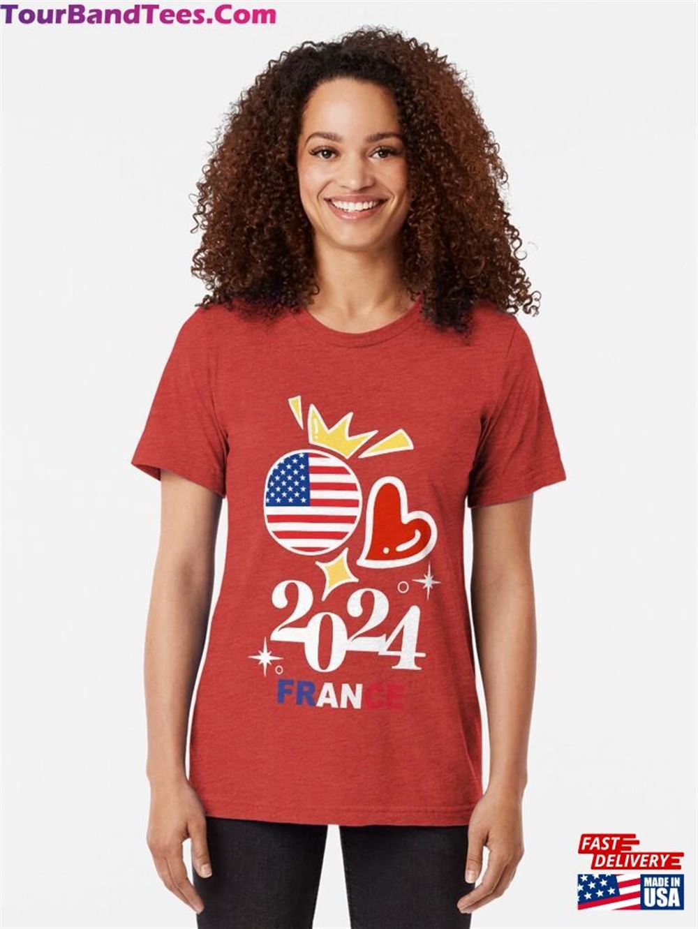 Usa Winner France The Olympic Flame Is In Now Tri T-Shirt Classic 29Uf116716 – Utopia Fashion