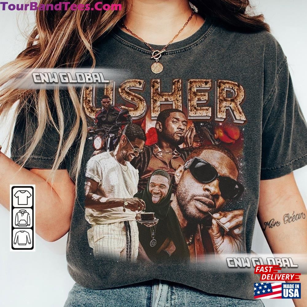 Usher 90S Music Rap Shirt Bootleg Rapper Vintage Retro Y2K Sweatshirt Hoodie Unisex 29Uf096202 – Utopia Fashion