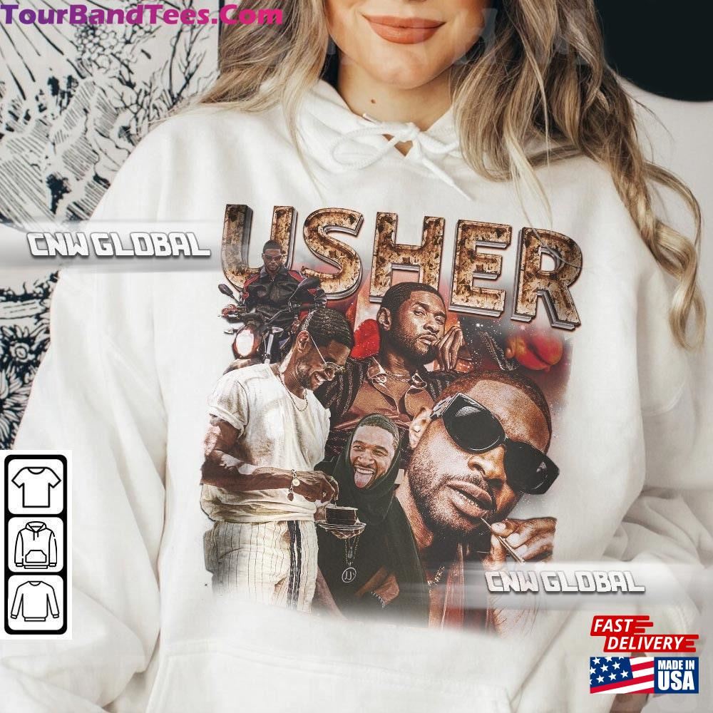 Usher 90S Music Rap Shirt Bootleg Rapper Vintage Retro Y2K Sweatshirt Hoodie Unisex 29Uf096202 – Utopia Fashion