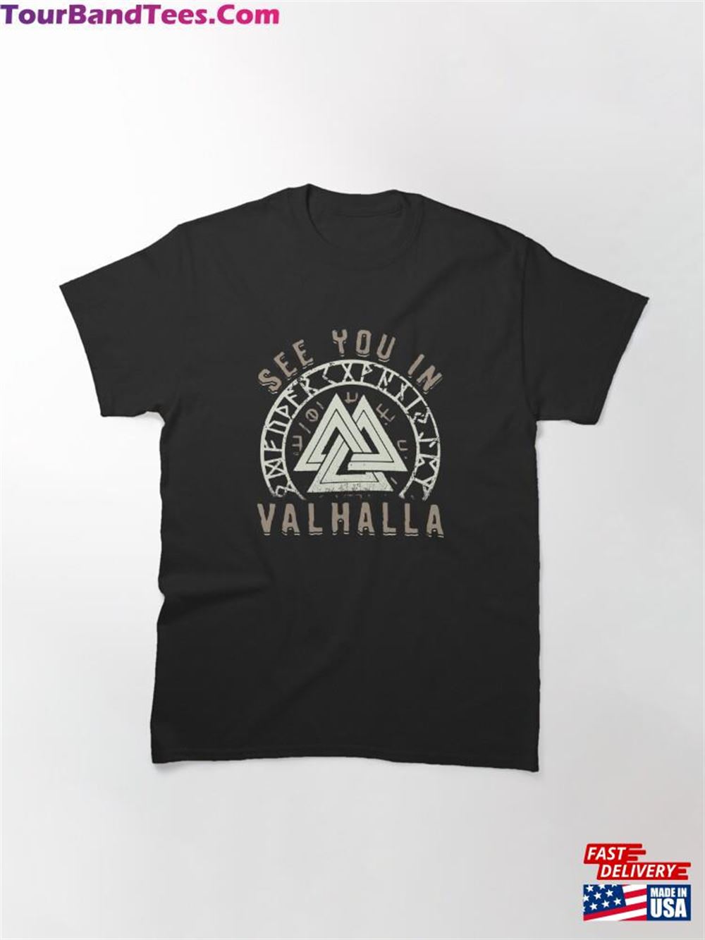 Valhalla Viking Warrior Spirit Tee Classic T-Shirt Unisex 29Uf112402 – Utopia Fashion