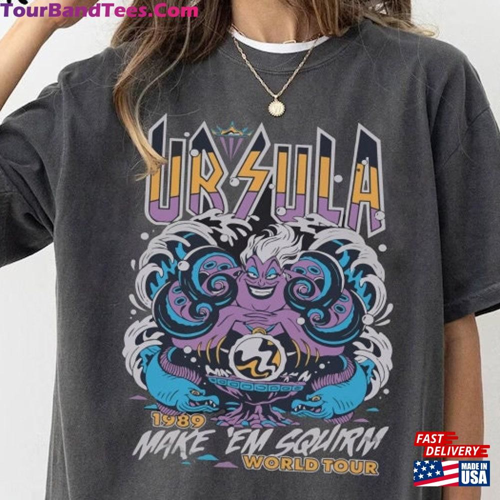 Villains Ursula World Tour Band Shirt The Little Mermaid Disney Comfort Colors Hoodie Sweatshirt 29Uf096342 – Utopia Fashion