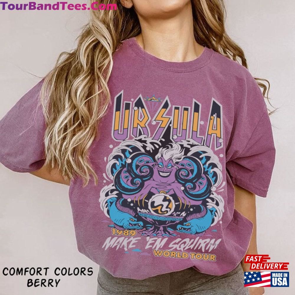 Villains Ursula World Tour Band Shirt The Little Mermaid Disney Comfort Colors Hoodie Sweatshirt 29Uf096342 – Utopia Fashion