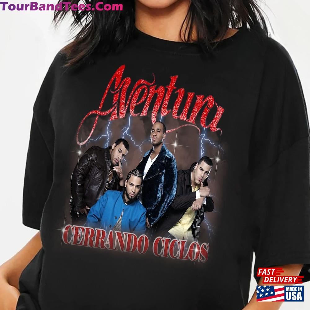 Vintage Aventura Tour Cerrando Ciclos T-Shirt Graphic Classic 29Uf102404 – Utopia Fashion