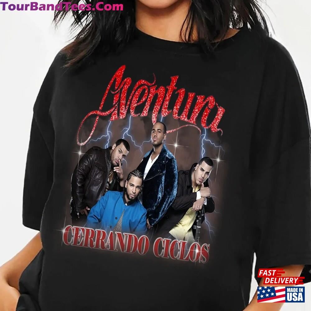 Vintage Aventura Tour Cerrando Ciclos T-Shirt Graphic Classic 29Uf095857 – Utopia Fashion