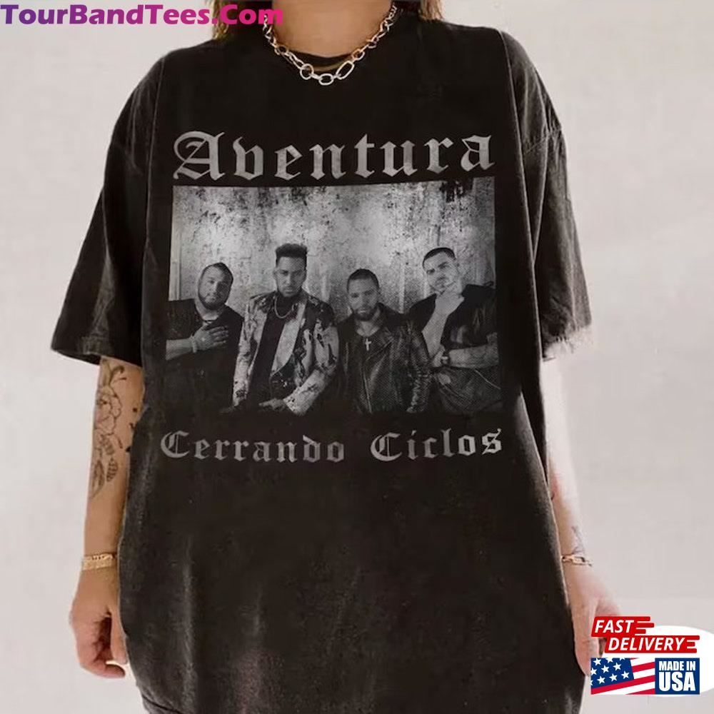 Vintage Aventura Tour Concert Bachata Cerrando Ciclos Sweatshirt Unisex 29Uf117397 – Utopia Fashion