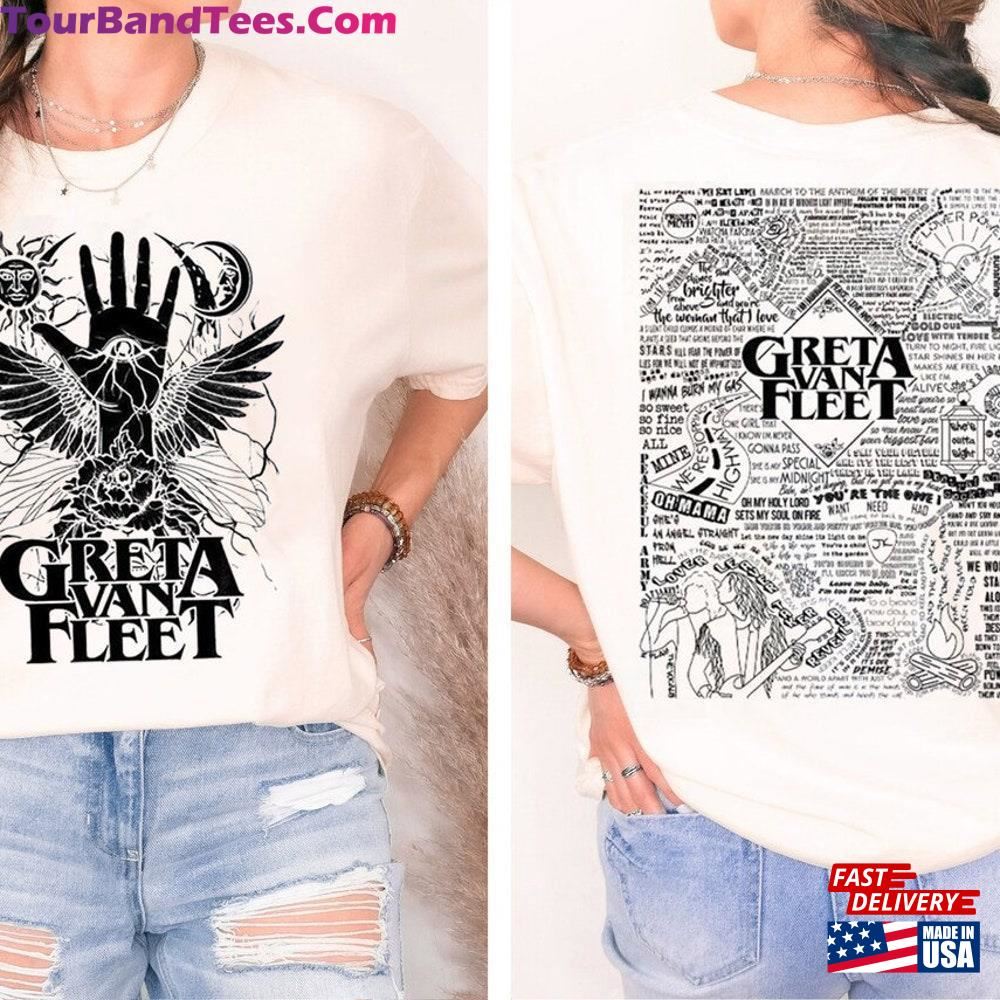 Vintage Greta Van Fleet Tour T-Shirt Band Tee Starcatcher Shirt Classic 29Uf116274 – Utopia Fashion