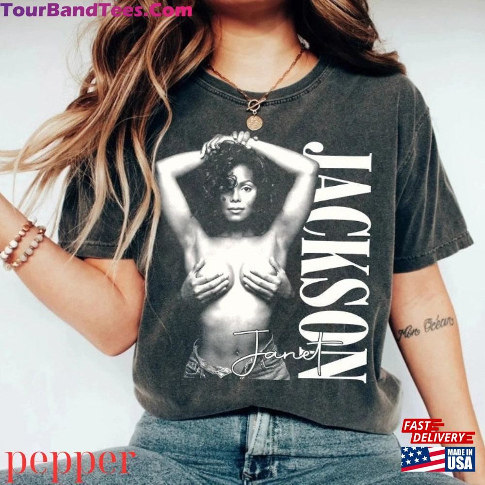 Vintage 90S Janet Jackson Concert Tour Shirt Funny Trendy T-Shirt Classic 29Uf096684 – Utopia Fashion