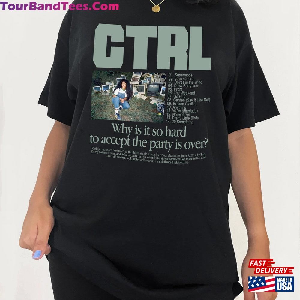 Vintage Album Ctrl T-Shirt S Z A Shirt Tour Hoodie Classic 29Uf117739 – Utopia Fashion