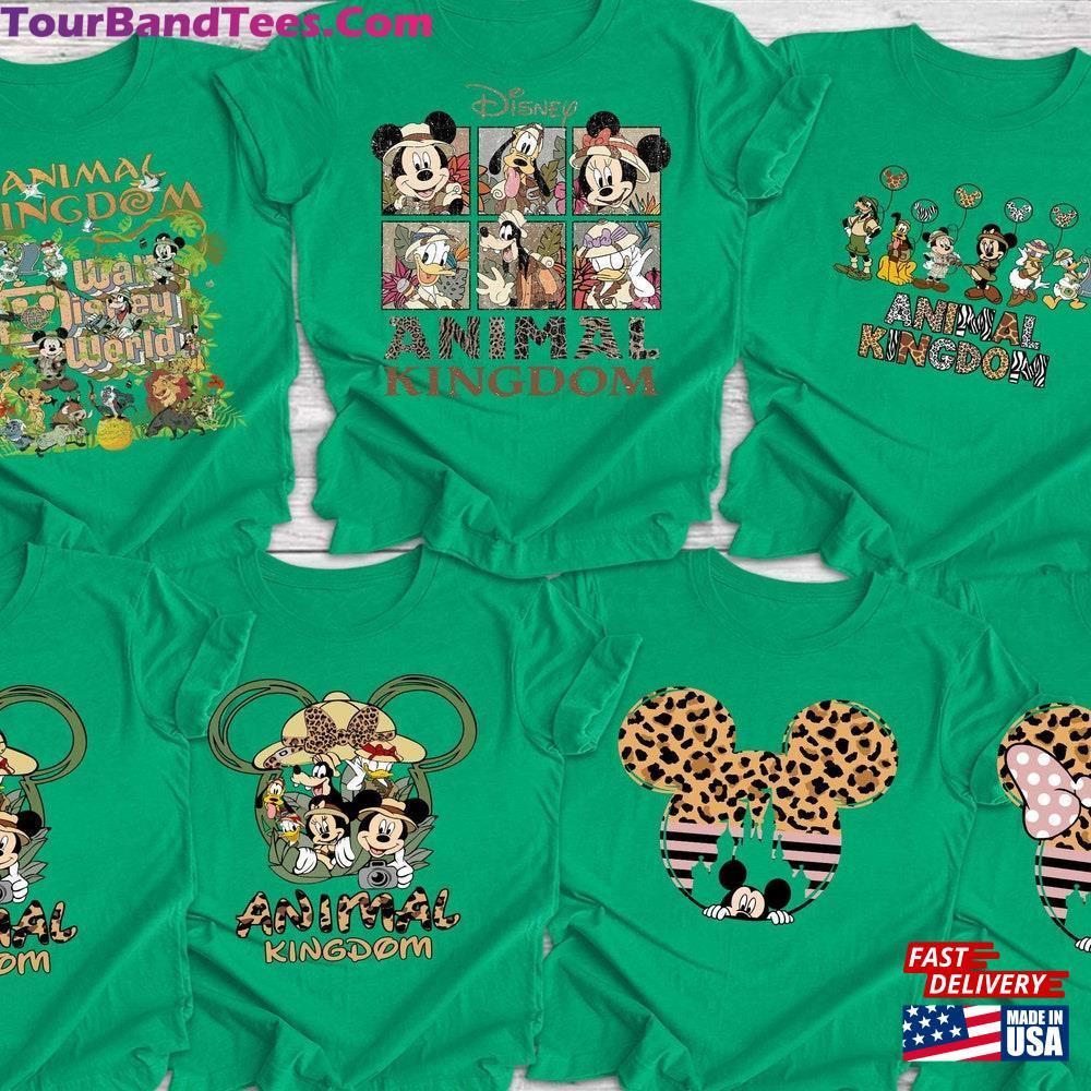 Vintage Animal Kingdom The Safari Tour T-Shirt Disney Mickey And Friends Matching Tee Sweatshirt Unisex 29Uf112797 – Utopia Fashion