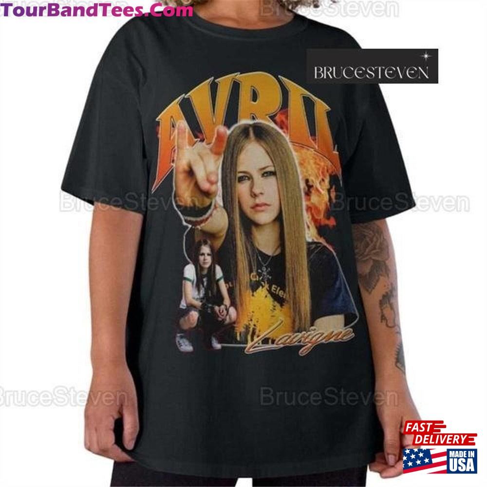 Vintage Avril Lavigne Shirt Tour Merch Unisex T-Shirt 29Uf117825 – Utopia Fashion