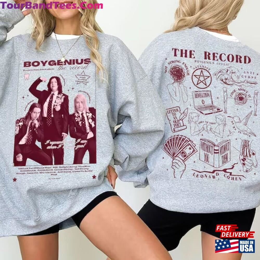 Vintage Boy Genius Merch Band Tour Shirt In Die Rock Music Classic Sweatshirt 29Uf115610 – Utopia Fashion