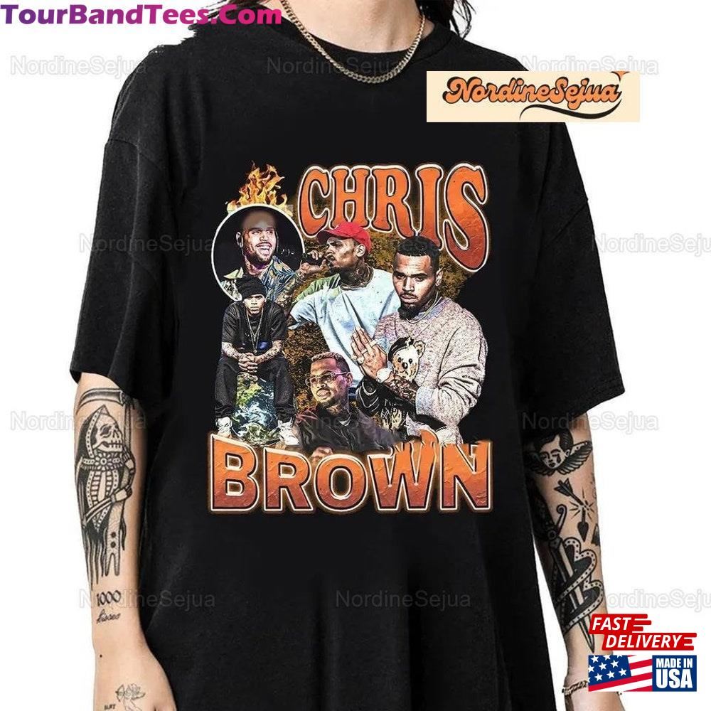 Vintage Chris Brown Shirt Tour Merch Unisex Hoodie 29Uf095824 – Utopia Fashion