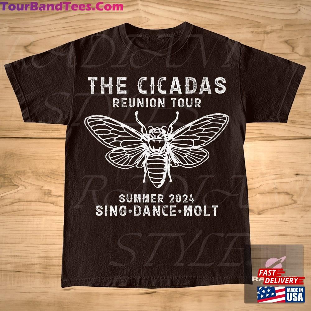 Vintage Cicadas Reunion T-Shirt Unisex Man And Women Graphic Tee Broods Xiii Hoodie Classic 29Uf092829 – Utopia Fashion