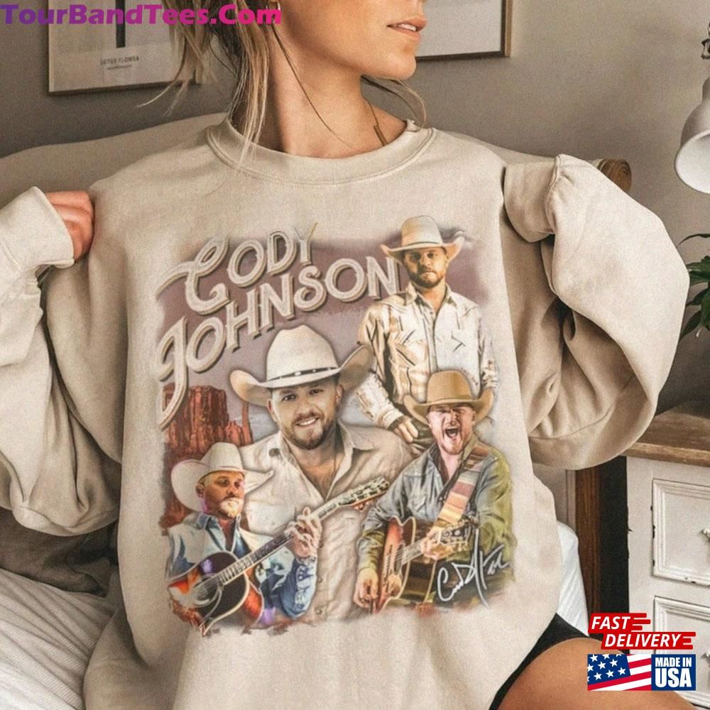 Vintage Cody Johnson Shirt The Leather Tour New Album Merch Classic Hoodie 29Uf115574 – Utopia Fashion