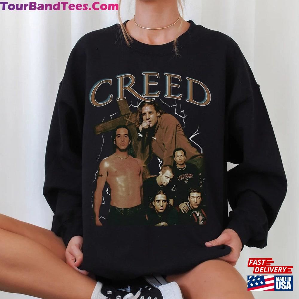 Vintage Creed Tour Unisex Black Shirt The Band Summer Of T-Shirt Classic 29Uf116746 – Utopia Fashion