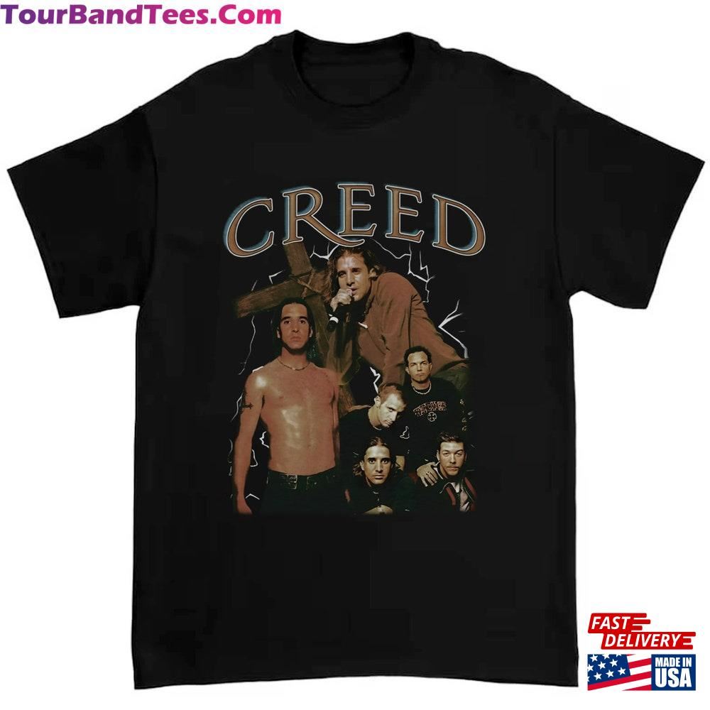 Vintage Creed Tour Unisex Black Shirt The Band Summer Of T-Shirt Classic 29Uf116746 – Utopia Fashion