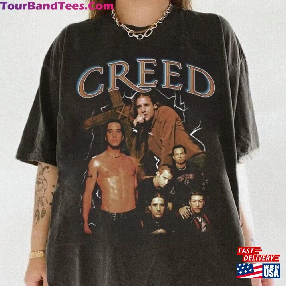 Vintage Creed Tour Unisex Black Shirt The Band Summer Of T-Shirt Classic 29Uf103018 – Utopia Fashion