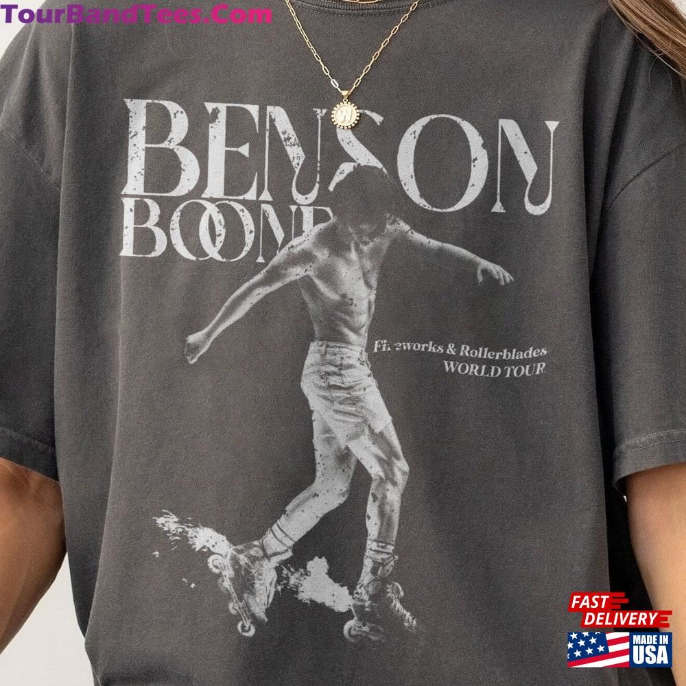 Vintage Fireworks And Rollerblades Benson World Tour Shirt Boone Concert Tee Beautiful Things Classic Hoodie 29Uf106091 – Utopia Fashion