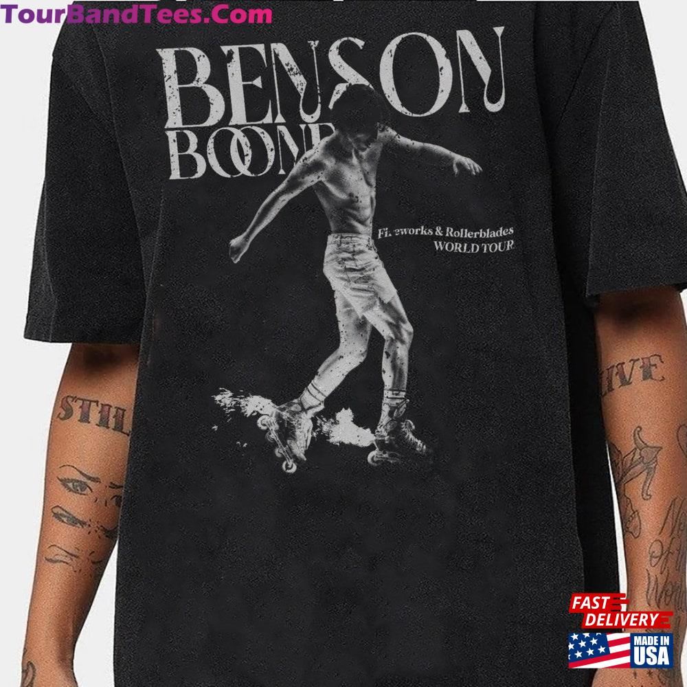 Vintage Fireworks And Rollerblades Benson World Tour Shirt Boone Concert Tee Beautiful Things Classic Hoodie 29Uf106091 – Utopia Fashion