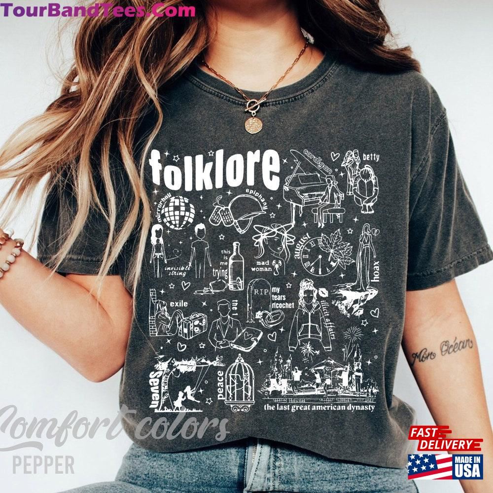 Vintage Folklore Shirt Album Eras Tour Classic T-Shirt 29Uf106662 – Utopia Fashion