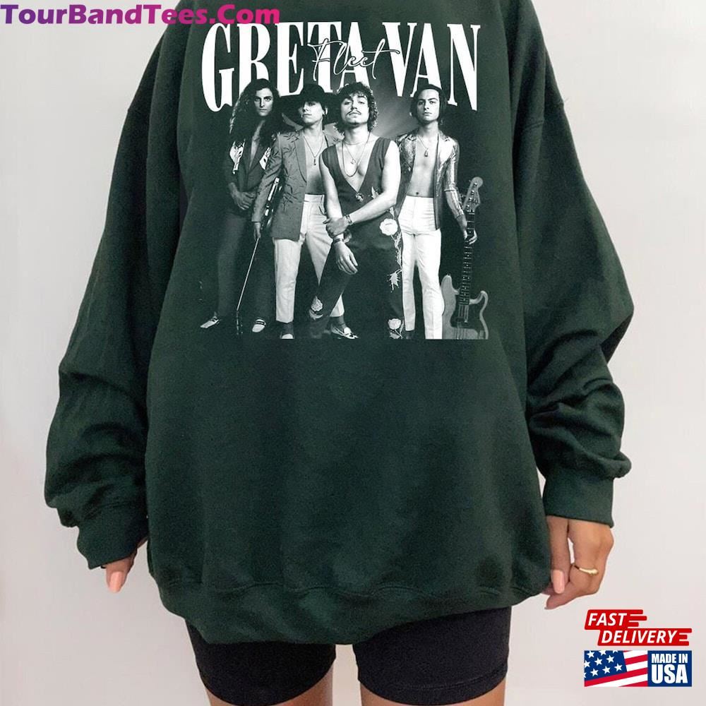 Vintage Greta Van Fleet Shirt Retro Musical Musician Sweatshirt Classic 29Uf106467 – Utopia Fashion