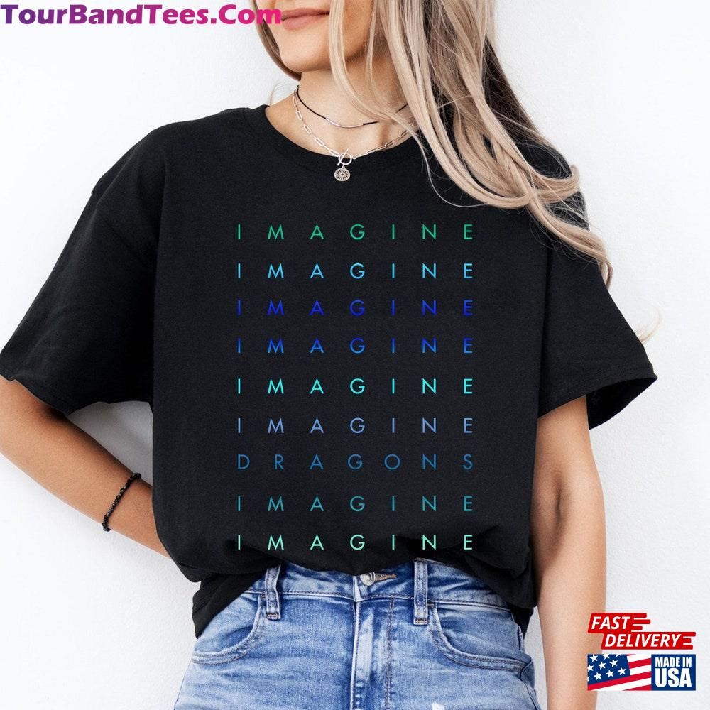 Vintage Imagine Dragons Font Style Shirt T-Shirt Tour Merch Classic 29Uf101037 – Utopia Fashion