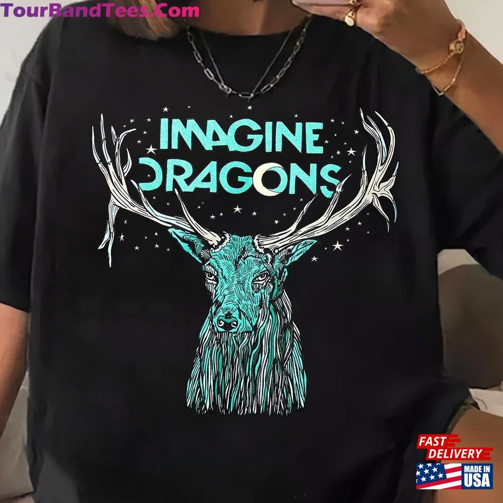 Vintage Imagine Dragons Night Vision Shirt Deer Art T-Shirt Tour Merch Unisex Classic 29Uf117738 – Utopia Fashion