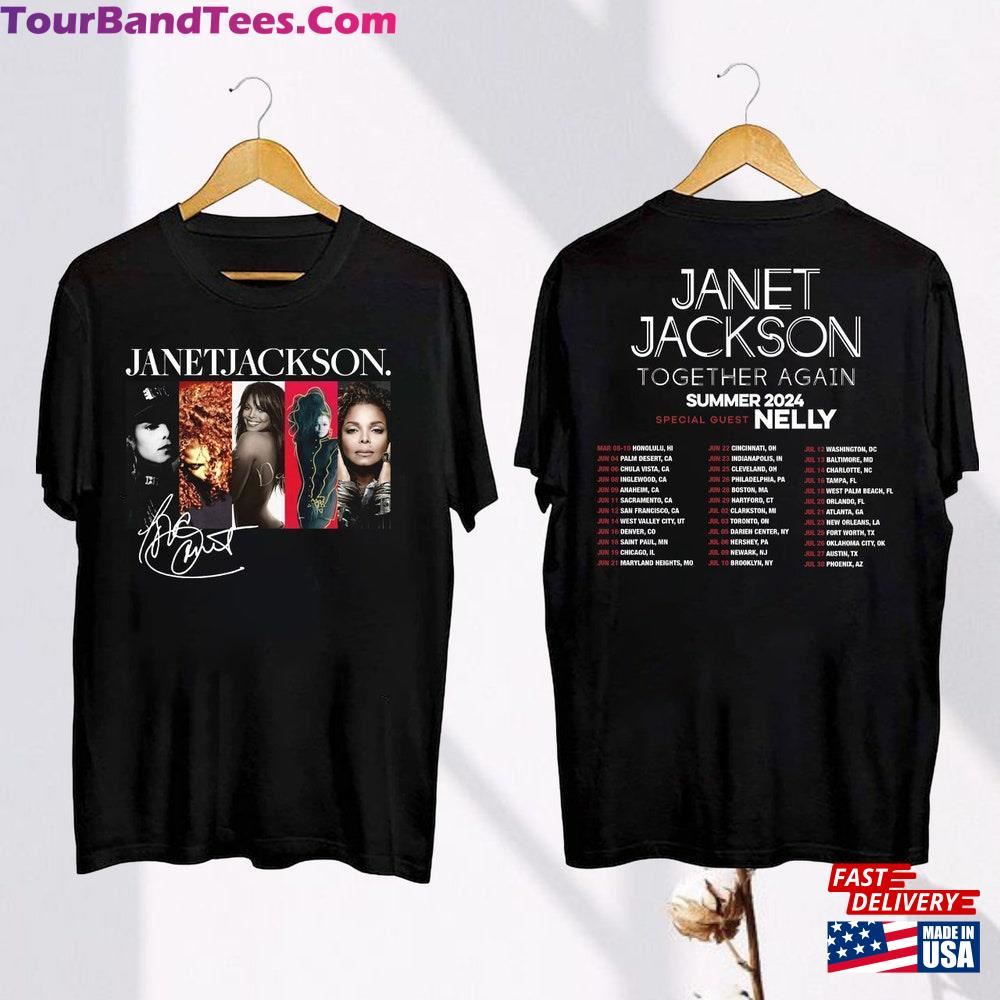 Vintage Janet Jackson Signature Shirt Together Again Tour Fan Gift T-Shirt Classic 29Uf092069 – Utopia Fashion