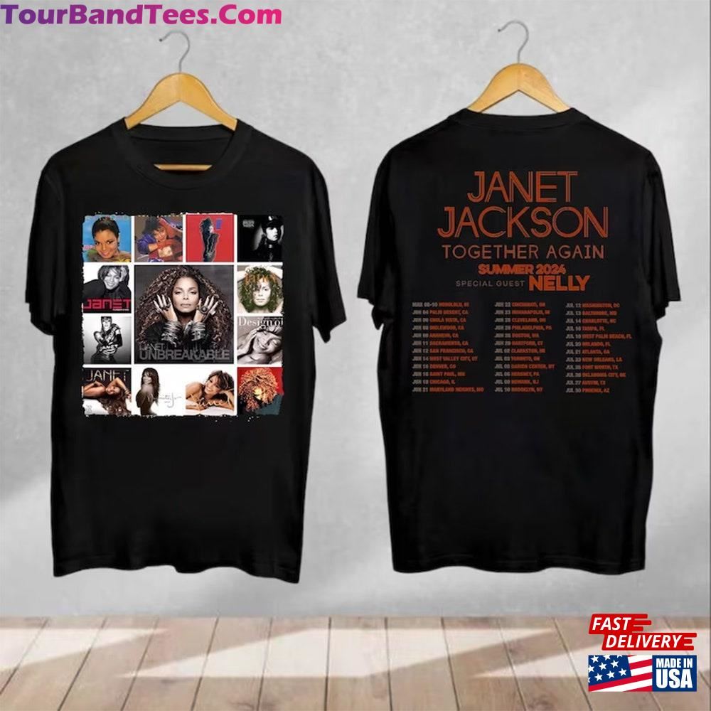 Vintage Janet Jackson Together Again Tour T-Shirt Shirt Fan Gifts Classic Hoodie 29Uf117513 – Utopia Fashion