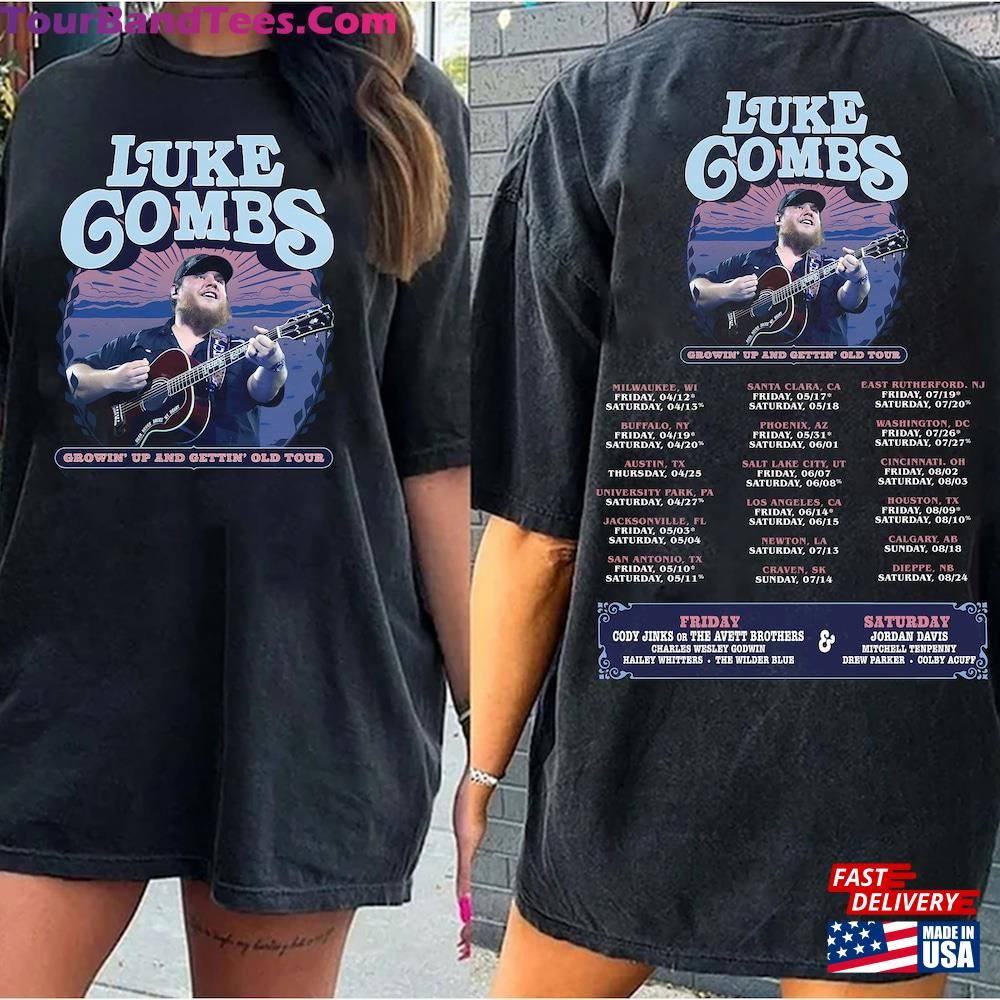 Vintage Luk Es Co Mbs Shirt Tour Retro 90S Luke S Combs Graphic Unisex Tee T-Shirt Classic 29Uf097275 – Utopia Fashion