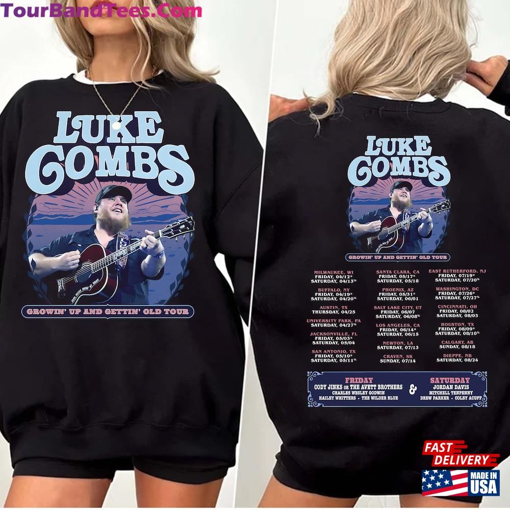 Vintage Luk Es Co Mbs Shirt Tour Retro 90S Luke S Combs Graphic Unisex Tee T-Shirt Classic 29Uf097275 – Utopia Fashion