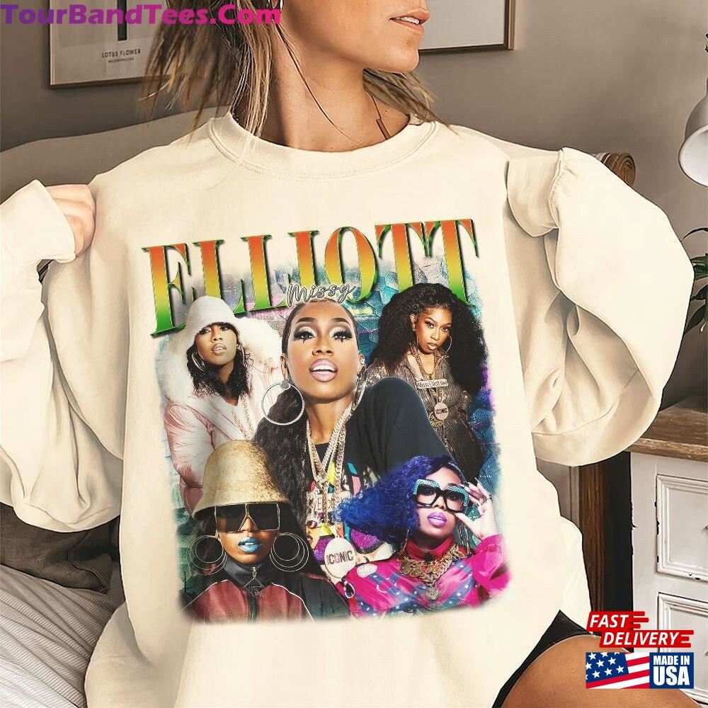 Vintage Missy Elliott 90S Shirt Bootleg Rapper S Gift For Man And Woman Unisex Sweatshirt 29Uf112778 – Utopia Fashion