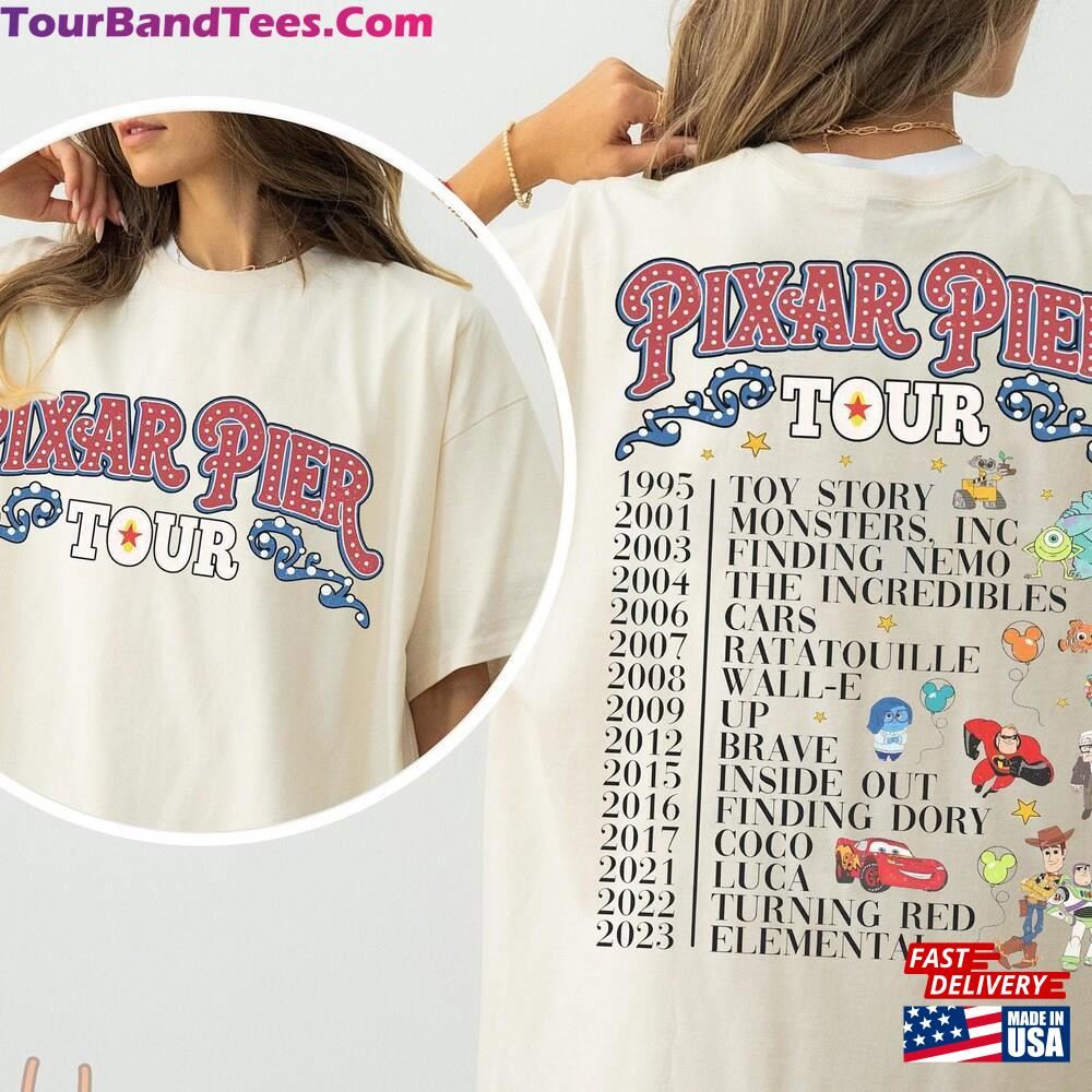 Vintage Pixar Pier Tour Characters Shirt Fest Matching Tee Meet Me At Classic Unisex 29Uf106070 – Utopia Fashion