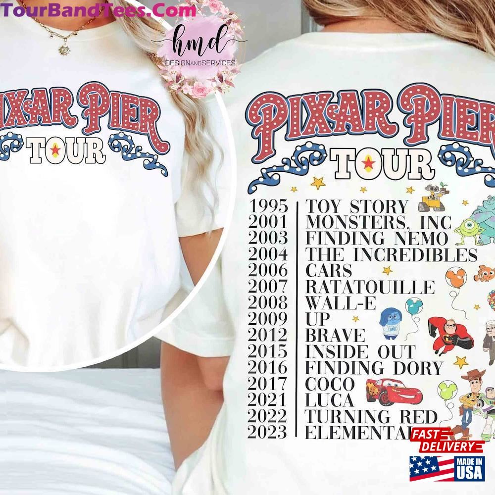 Vintage Pixar Pier Tour Characters Shirt Fest Matching Tee Meet Me At Hoodie T-Shirt 29Uf106046 – Utopia Fashion